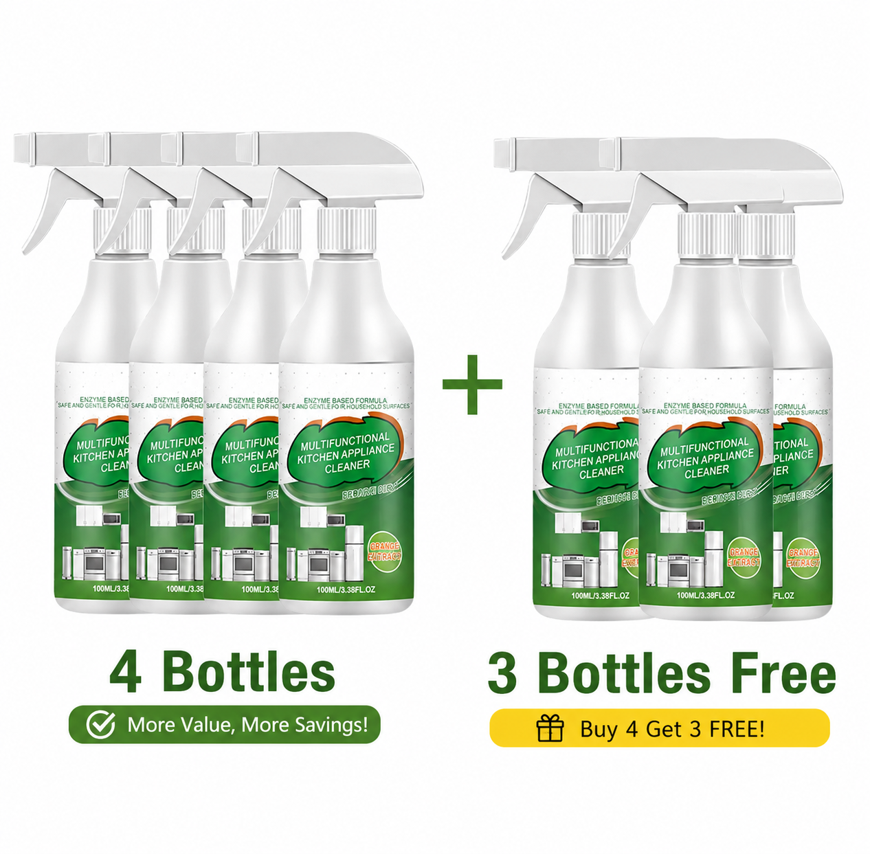 π Kitchen Enzyme Cleaner β Powerful Degreasing, Long-Lasting Freshness