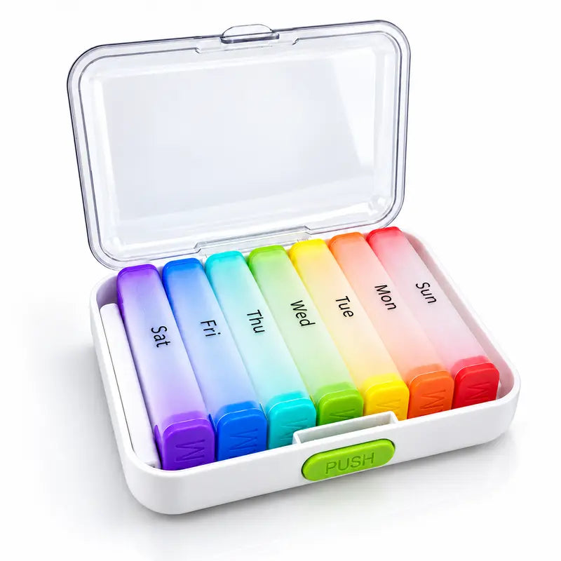 💊 7-Day Jumbo Pill Organizer – Large Capacity Vitamin & Supplement Case