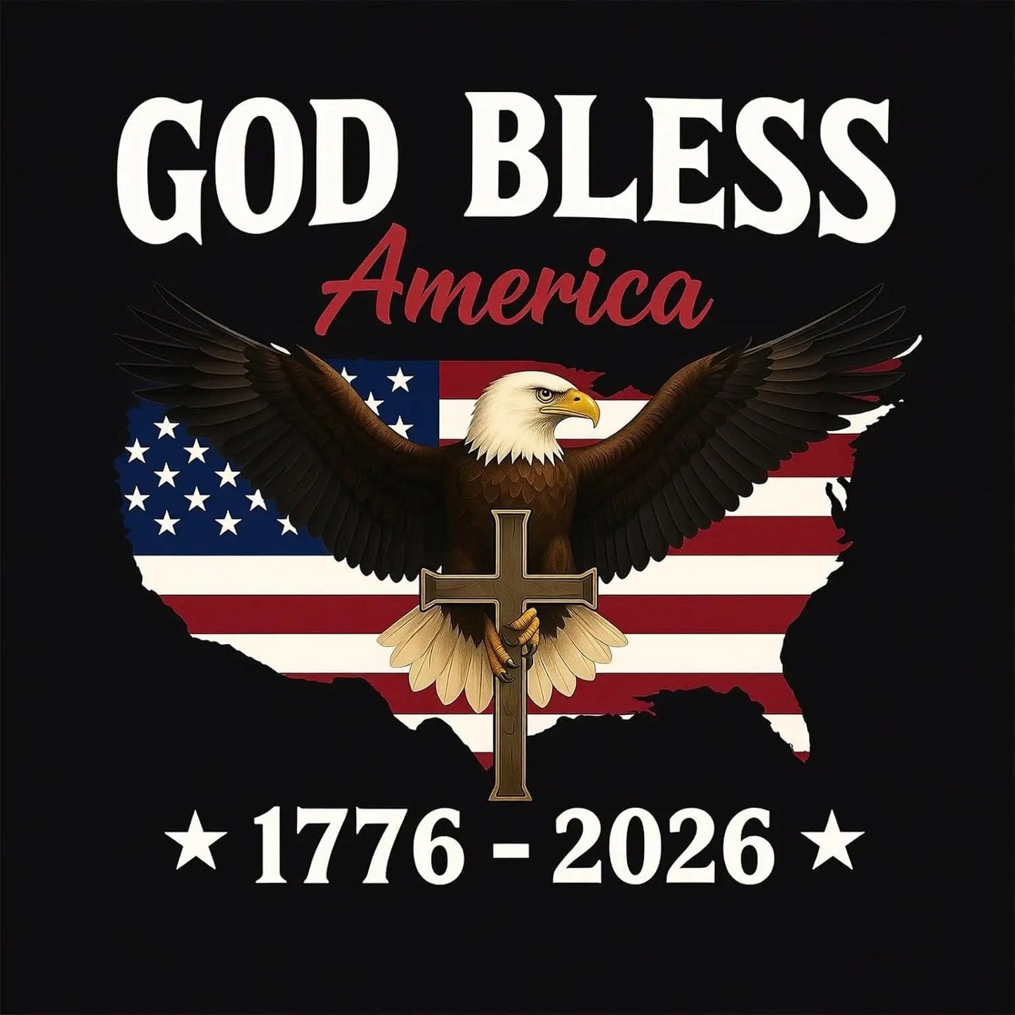 π¦
God Bless America: 2026 Semicentennial Sticker