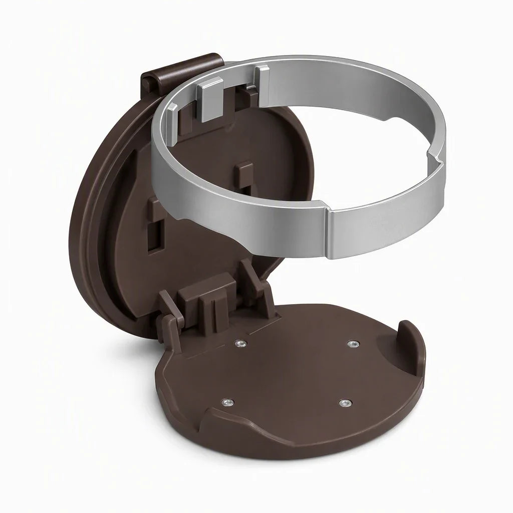 đ Last Day Special Price $19.99! đ„€Multifunctional Foldable Car Door Cup Holder Large Diameter Drink and Water Bottle Storage Rack