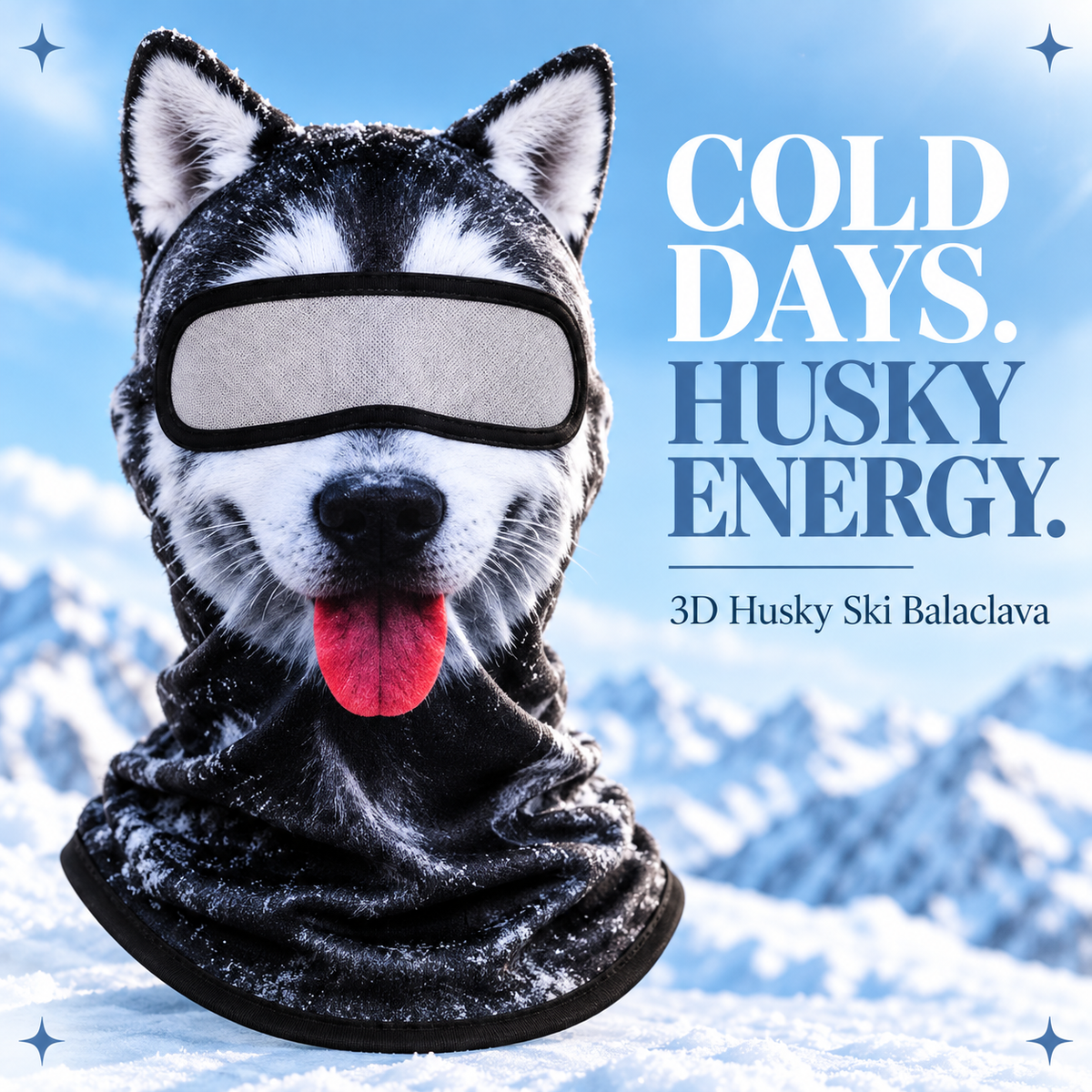 š„š±3D Cat Ski Balaclava Face Mask with Ears Animal Mask