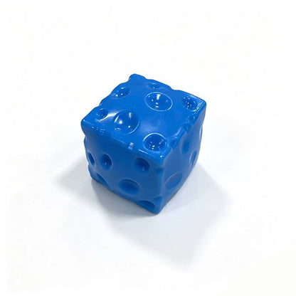Cheese Cube Squishy Toy, Soft Moldable Petroleum Jelly-Filled Squeeze Ball 🧀