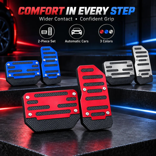 ✨ 2PCS NonSlip Universal Automatic Foot Brake Gas Cover Pad Pedal Accessories Car