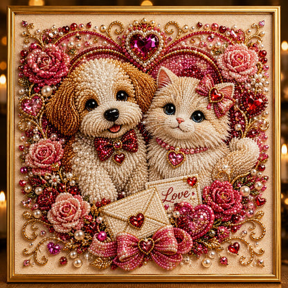 🔥HOT SALES  49% OFF – ✨ Premium 3D Pearl DIY Pet Portrait Art Kit | Luxury Flocked Canvas with Scratch-Resistant Non-Fading Pearl Beads DIY Handmade Festive Seasonal Decor 🐾💎
