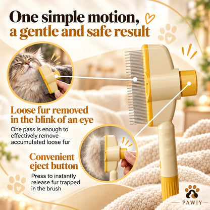 Self-Cleaning Pet Hair Comb