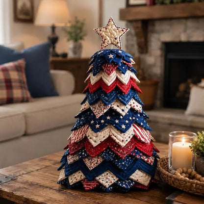 ⚡️HOT SALES 49% OFF —Americana Christmas Tree Quilt Kit