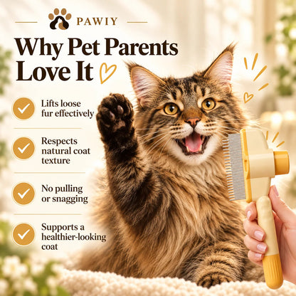 Self-Cleaning Pet Hair Comb