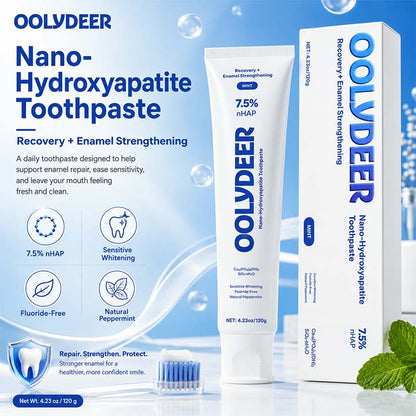 Nano Hydroxyapatite Toothpas-Whiten & Soothe Sensitive Teeth🪥