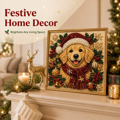 🔥HOT SALES  49% OFF – ✨ Premium 3D Pearl DIY Pet Portrait Art Kit | Luxury Flocked Canvas with Scratch-Resistant Non-Fading Pearl Beads DIY Handmade Festive Seasonal Decor 🐾💎