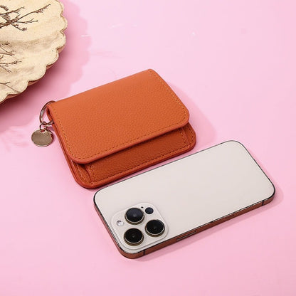 🔥🎁🌹Short Wallets for Women – Fashionable Card Holder with Key Ring & Coin Purse