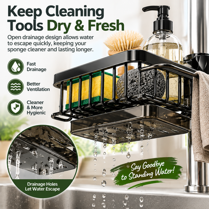 ✨ Faucet Sink Organizer Rack – Keep Your Kitchen Sink Clean & Clutter-Free