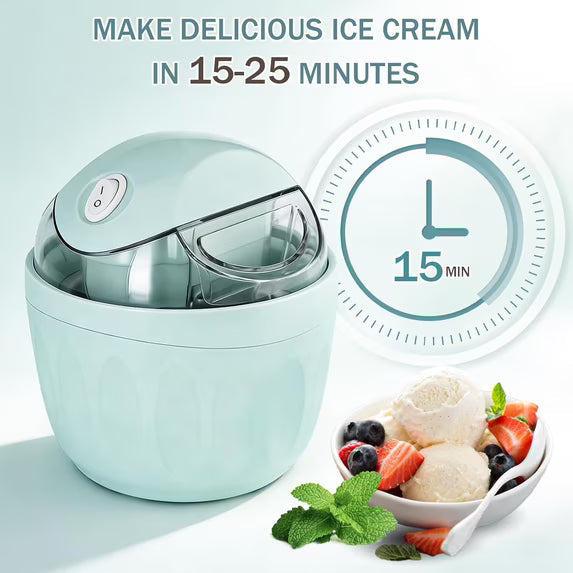 🎁Mini Homemade Ice Cream Maker 🍦 Personal Frozen Dessert Machine