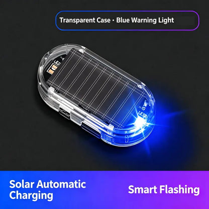 Solar Car Anti-Theft Warning Light – Motion-Sensing LED Security Deterrent, No Wiring Needed