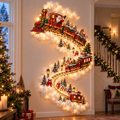 🎅 49% OFF Today Only ✨ Christmas Magic Trail Wall Light for a Festive Glow