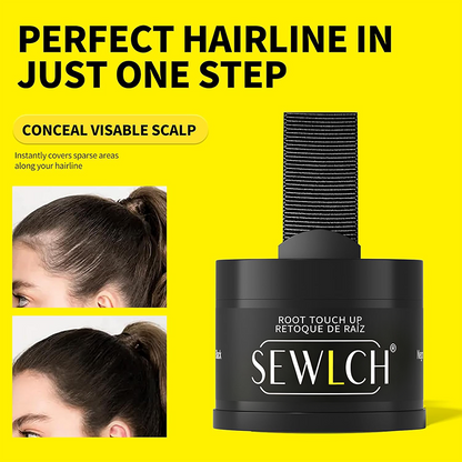 Magnetic Refillable Hair Root Touch Up Powder - Waterproof Gray Coverage & Hairline Concealer ✨