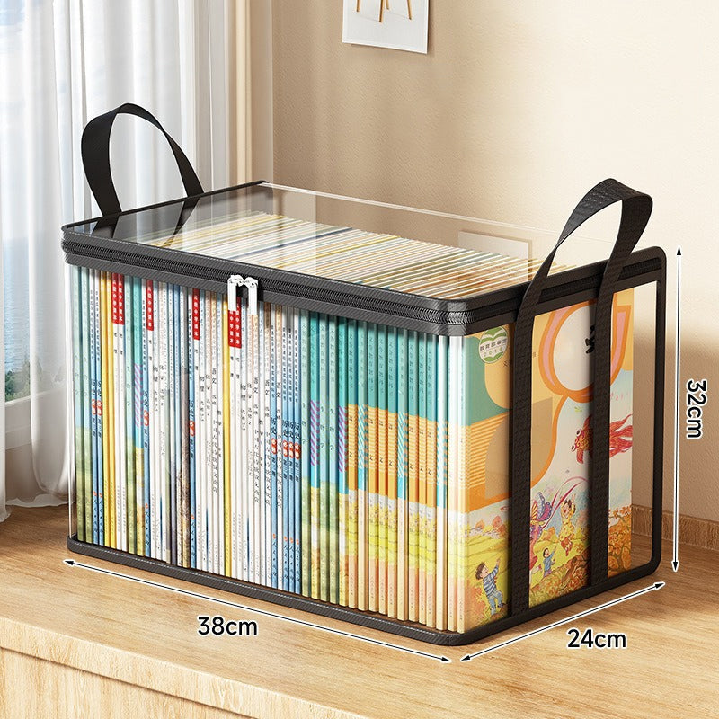 🔥2‑Pack Heavy‑Duty Clear Plastic Storage Box with Hinged Lid