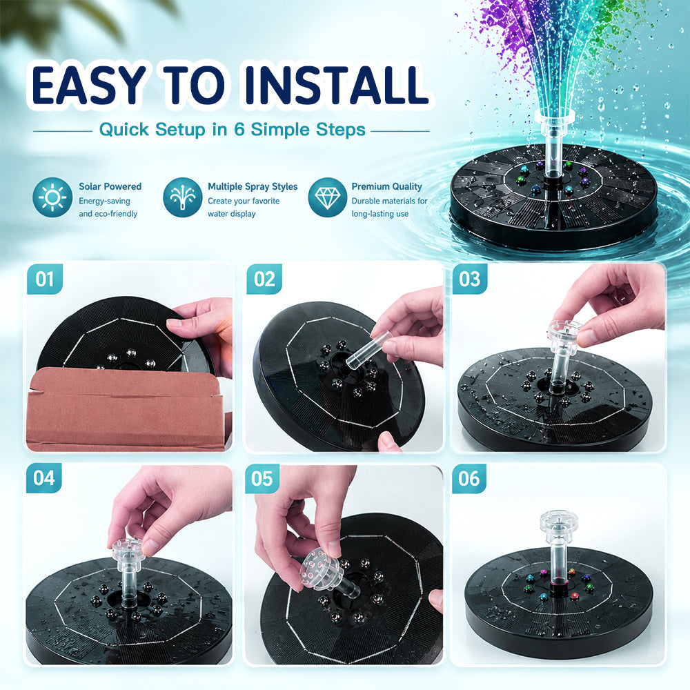 Kids Bath Fountain Toy with Colorful LED Lights – Automatic Water Spray Bathtub Toy for Toddlers & Babies