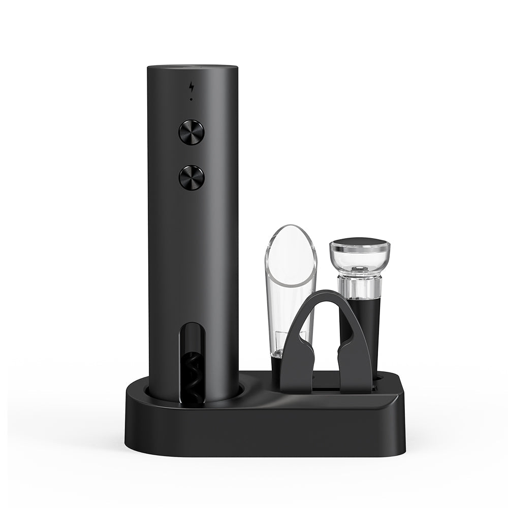 Rechargeable Electric Wine Opener – One-Touch Automatic Corkscrew