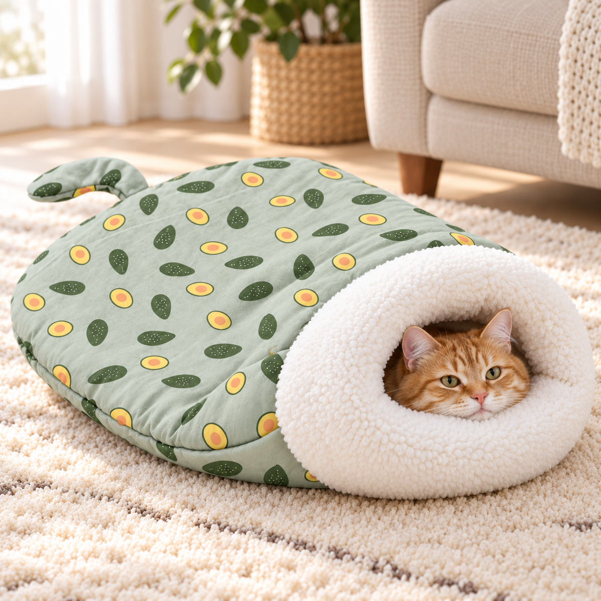 🎅Christmas Hot Sale 50% OFF! 🔥 Cozy Pet Nest for Cats and Dogs - Plush & Machine Washable, Perfect for Your Pet's Comfort and Warmth ✨