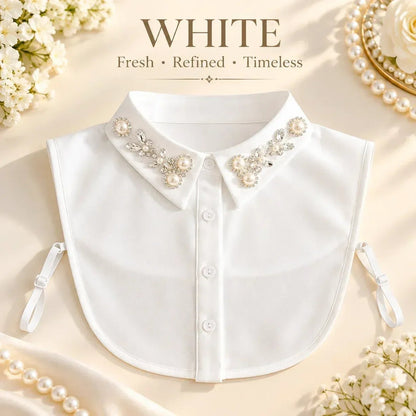 🎉✨ Jeweled Detachable Collar-Instant Elegance & Effortless Layering