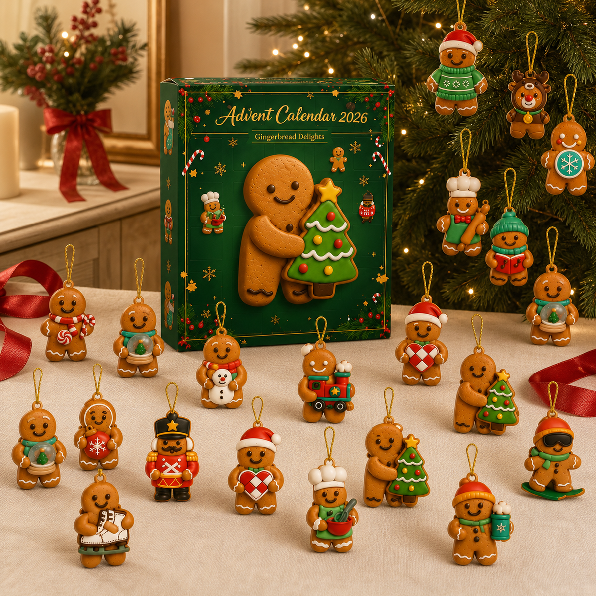 🎄2026 Gingerbread AdventCalendar