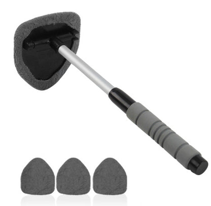 🔥 Windshield Cleaning Tool, Microfiber Car Window Cleaner with Extendable Handle