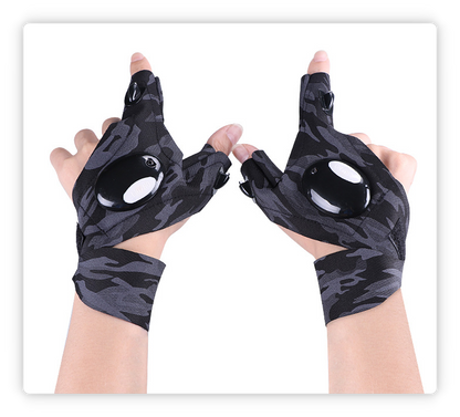 LED Flashlight Gloves – Hands-Free Work Light for Men & Women