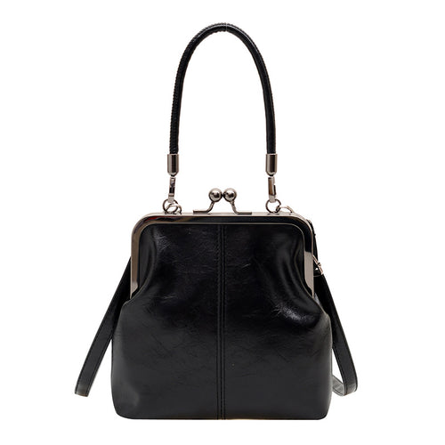 📢📢50% OFF !! ⏰Women's Kiss Lock Crossbody Bag with Top Handle