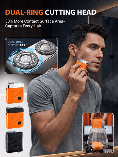 🔥The new generation dual-head pocket shaver