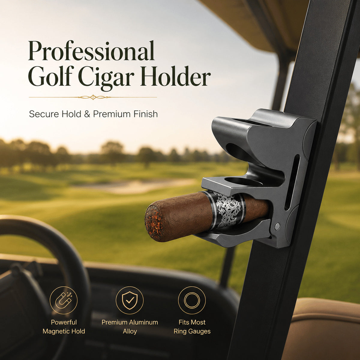🎁Last Day Promotion 49% OFF🔥Universal Magnetic Cigar Clip for Golf Cart