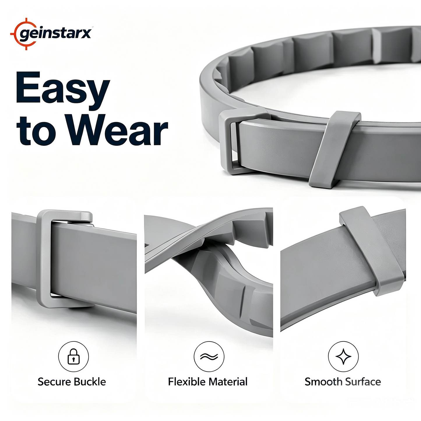 Gainstarx Adjustable Fresh Scent Lightweight Dog Collar🐶