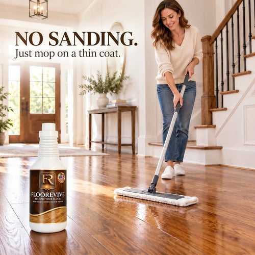 ✨🧴Scratch-Resistant Floor Polish – Restore Shine & Help Protect Against Pet Claw Marks and Chair Scuffs 🏠