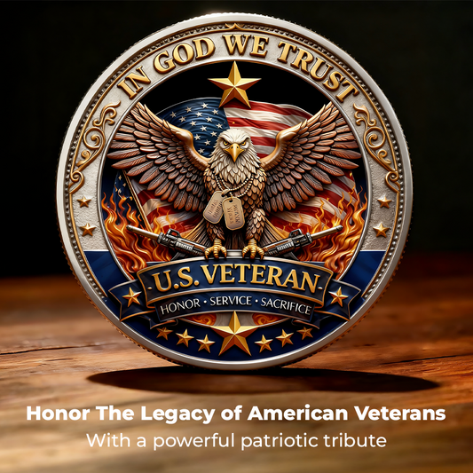 🔥HOT SALES 50% OFF🔥250 Years of Freedom Veteran Tribute Coin