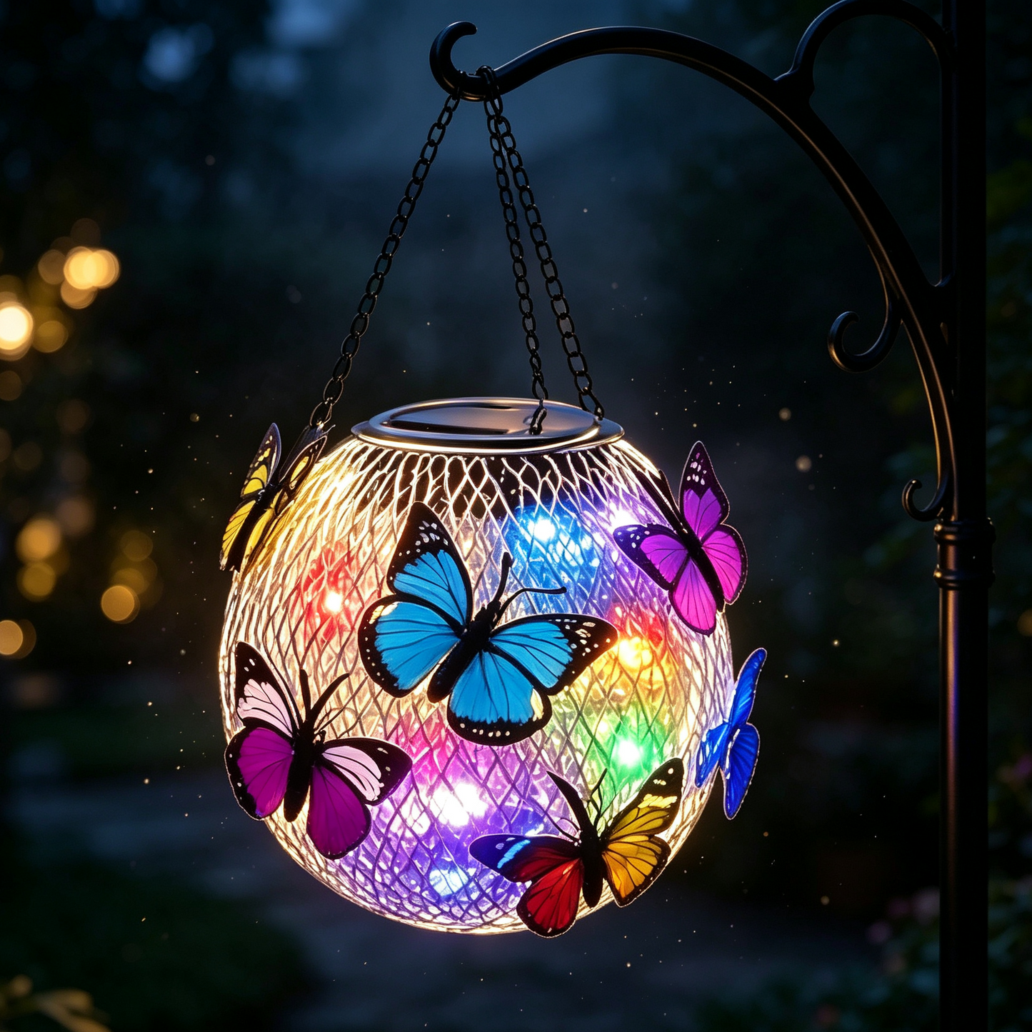 ⏳LAST DAY SALE 50% OFF !!📢Solar Pendant Lamp Art Of Iron