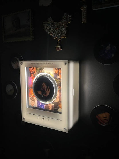 🎵 Iconic Pop Star NFC Fridge Magnet Music Player | Retro Vinyl Style Decor
