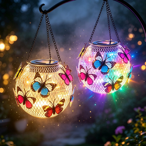 ⏳LAST DAY SALE 50% OFF !!📢Solar Pendant Lamp Art Of Iron