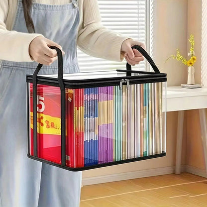 🔥2‑Pack Heavy‑Duty Clear Plastic Storage Box with Hinged Lid