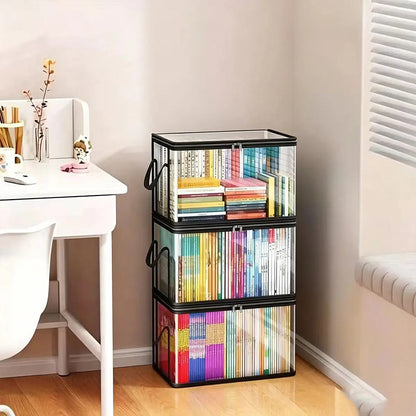 🔥2‑Pack Heavy‑Duty Clear Plastic Storage Box with Hinged Lid
