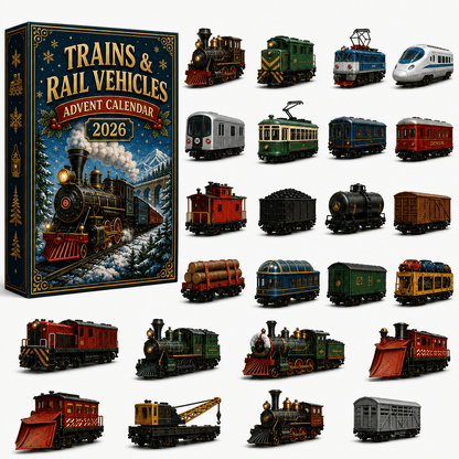 🚂🎄 2026 Railway Advent Calendar – 24 Days of Trains, Trams & Rail Surprises