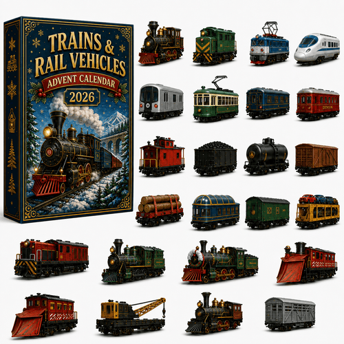 🚂🎄 2026 Railway Advent Calendar – 24 Days of Trains, Trams & Rail Surprises