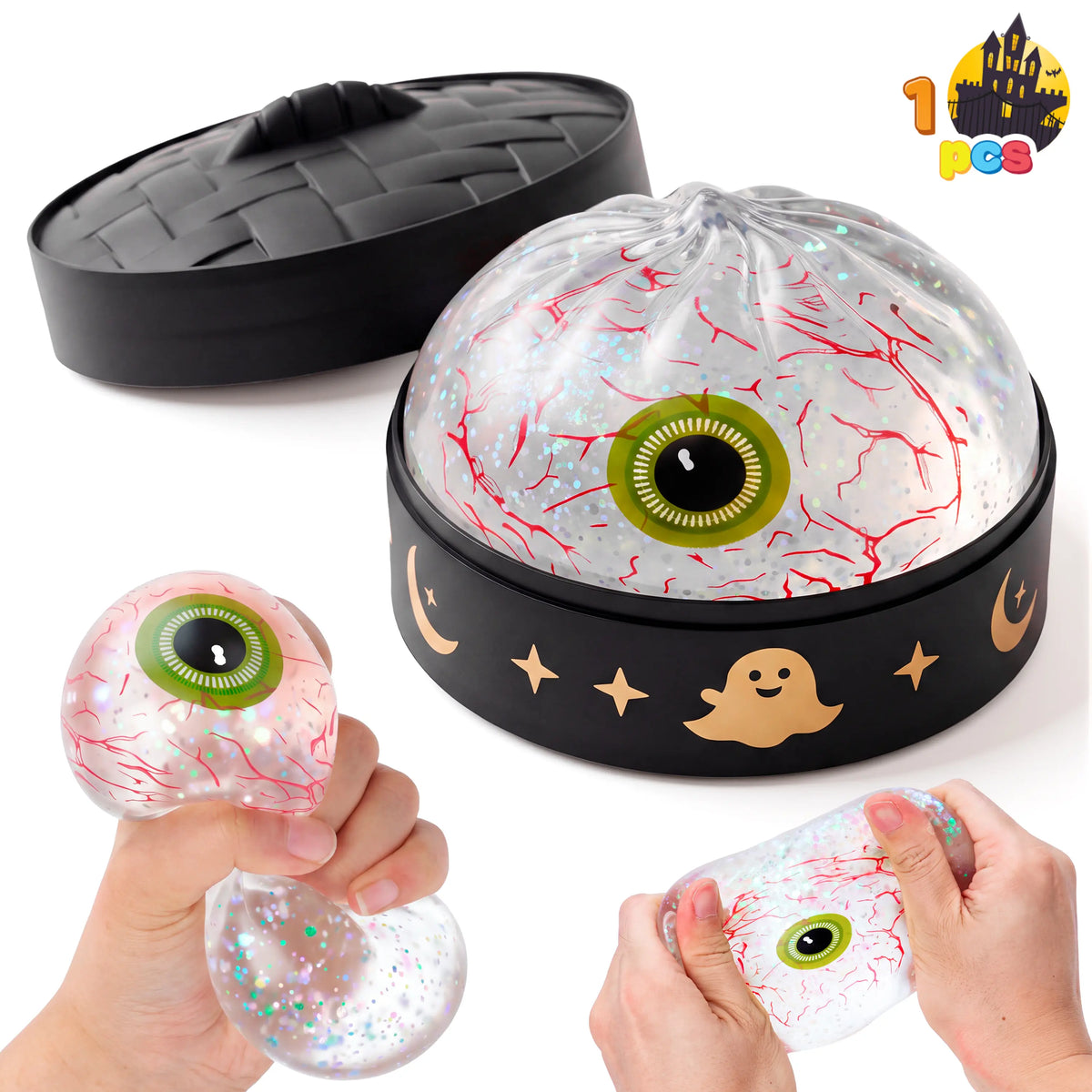 Halloween Dumpling Stress Relief Toys,Slow‑rebound maltose squishy toys🎃
