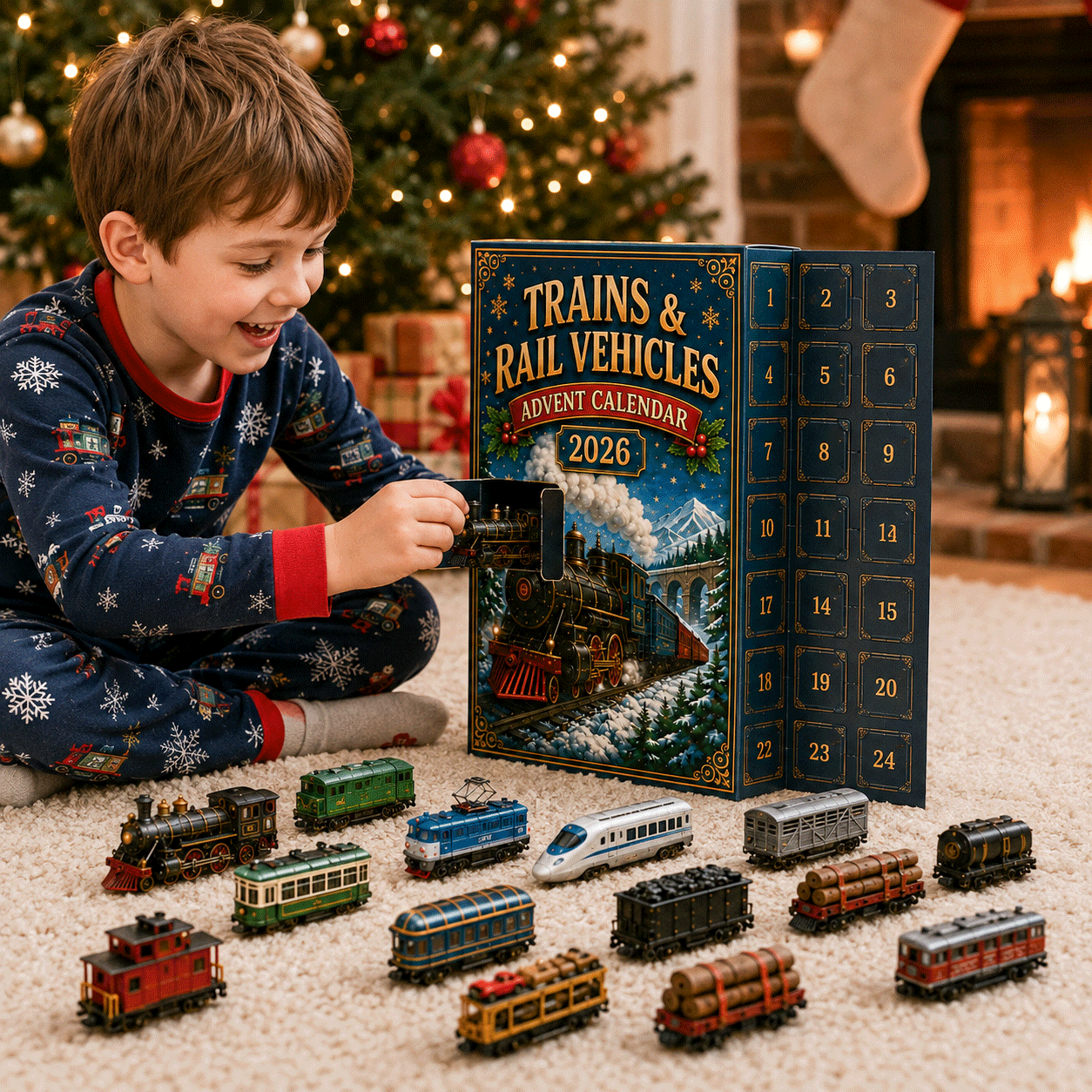 🚂🎄 2026 Railway Advent Calendar – 24 Days of Trains, Trams & Rail Surprises