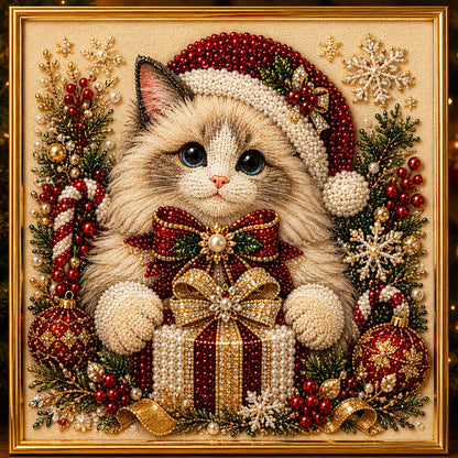 🔥HOT SALES  49% OFF – ✨ Premium 3D Pearl DIY Pet Portrait Art Kit | Luxury Flocked Canvas with Scratch-Resistant Non-Fading Pearl Beads DIY Handmade Festive Seasonal Decor 🐾💎