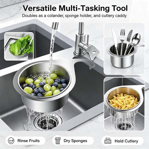 💧Stainless Steel Swan Sink Strainer Basket🦢💧