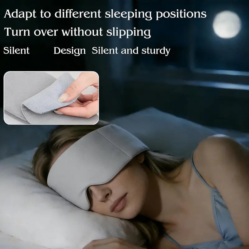 Lights Out Weighted Eye Mask – Strapless 360° Wraparound Sleep Mask💤