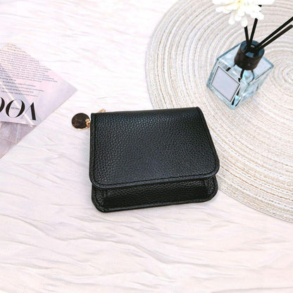 🔥🎁🌹Short Wallets for Women – Fashionable Card Holder with Key Ring & Coin Purse