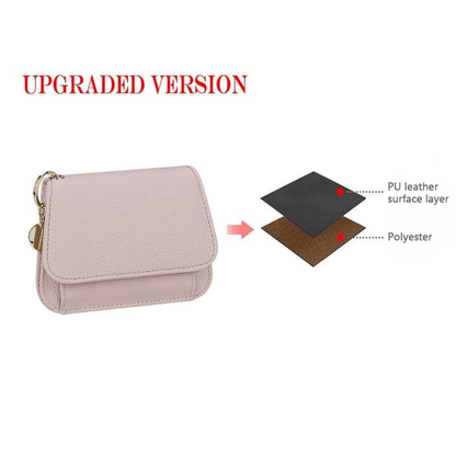 🔥🎁🌹Short Wallets for Women – Fashionable Card Holder with Key Ring & Coin Purse