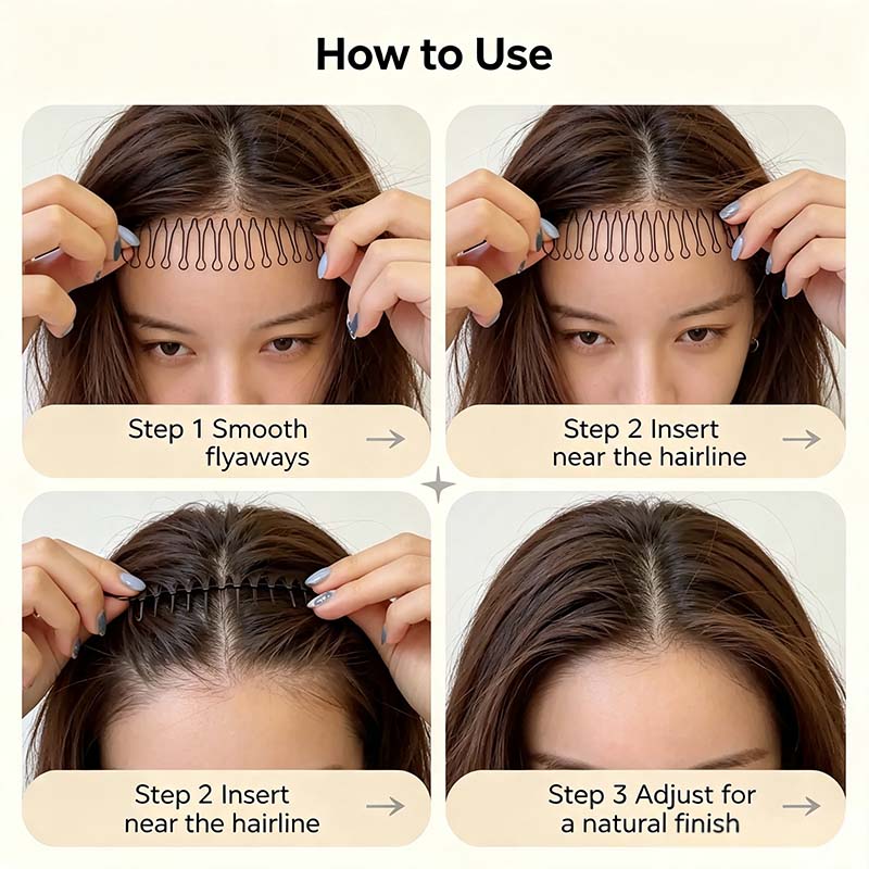 3pcs Solid Color Wavy Hair Pins Bangs Holders Bobby Hair Pins💥