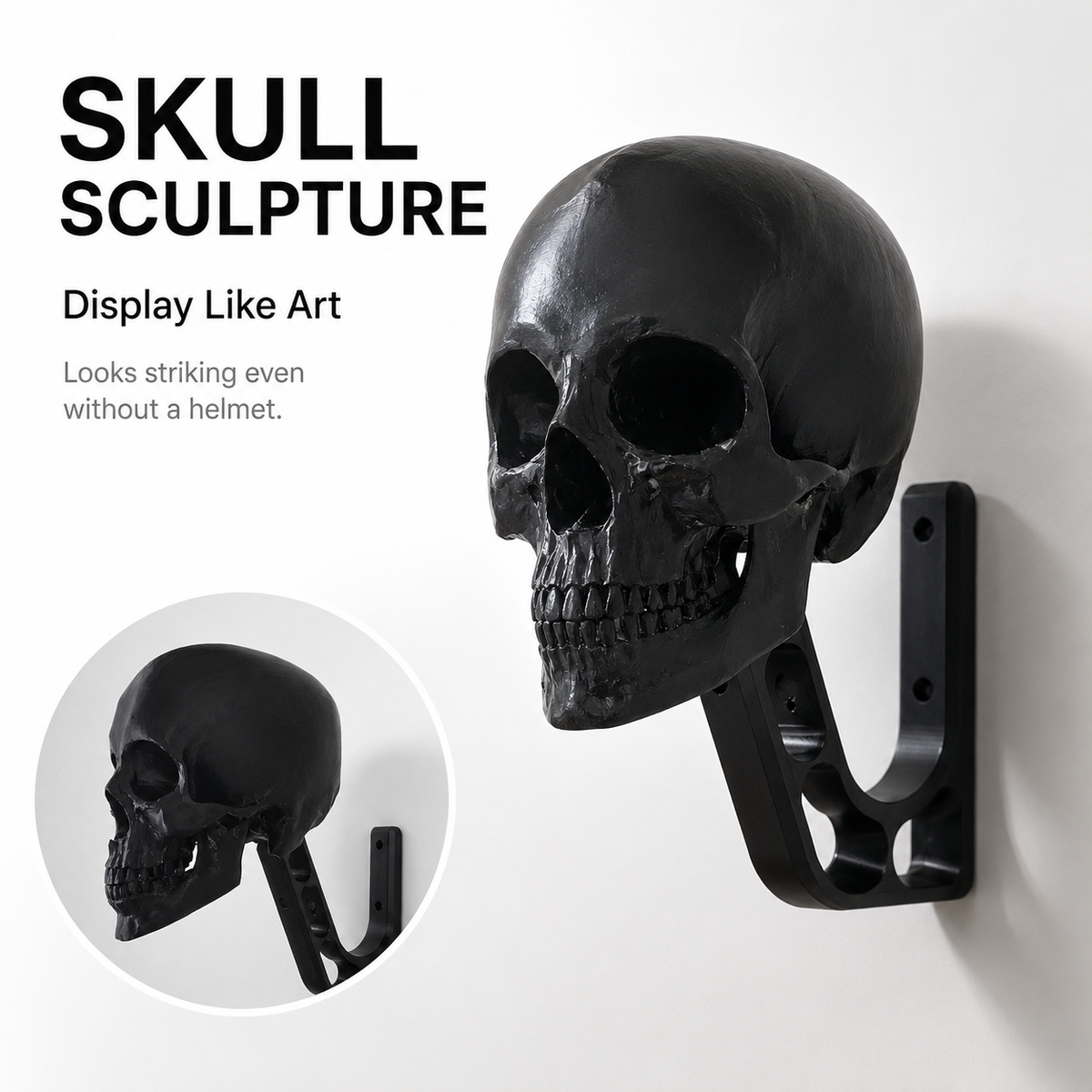 🔥 Limited-Time Offer! 49% OFF - Skull Motorcycle Helmet Wall Mount
