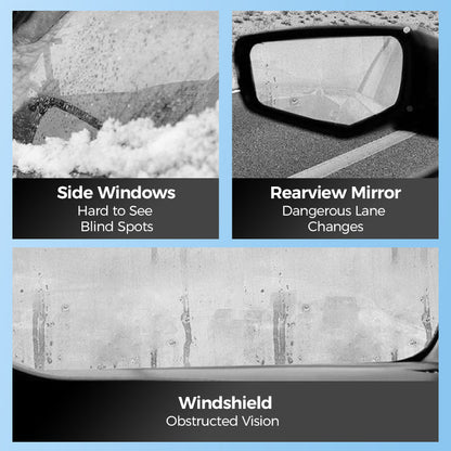 🌫️🚗 Anti-Fog Glass Coating Wiper – Easy Swipe-On Treatment for Car Windows, Mirrors & Visors